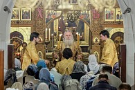 Председатель Синодального отдела по монастырям и монашеству возглавил престольный праздник Заиконоспасской обители