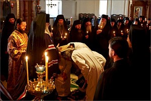 Епископ Троицкий Панкратий совершил монашеский постриг  насельников Валаамского монастыря