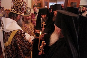 Митрополит Иосиф совершил на подворье Введенского монастыря г. Иванова Литургию и постриги в малую схиму