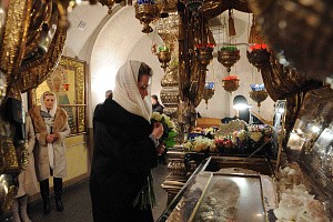 Покровский монастырь Москвы посетила Светлана Медведева