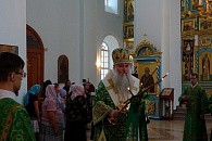 Митрополит Лонгин возглавил престольный праздник в Свято-Сергиевском монастыре Саратовской митрополии