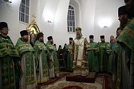 Митрополит Кирилл совершил Литургию в подворье Ново-Тихвинского монастыря в с. Меркушине