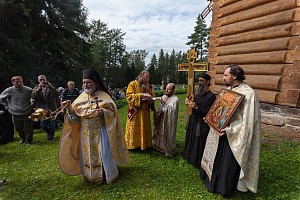 В Валаамском монастыре отметили престольный праздник Ильинского скита и 10-летие его возрождения