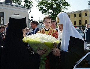 Святейший Патриарх Кирилл совершил Литургию в Марфо-Мариинской обители