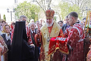 Архиепископ Ровенский и Острожский Варфоломей совершил Литургию  в Корецком монастыре