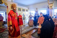 Епископ Варнава возглавил в Николаевском Георгиевском Абабковском монастыре Выксунской епархии празднование 160-летия обители 