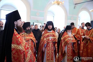 В Высоко-Петровском монастыре молитвенно почтили память  Собора новомучеников и исповедников Высоко-Петровской обители