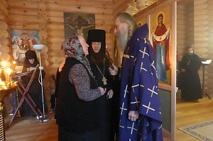 Архиепископ Феогност совершил Литургию Преждеосвященных Даров на подворье Зачатьевского монастыря в д. Барвихе