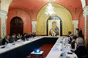 Патриарх Кирилл возглавил заседание  Попечительского совета Новоспасского монастыря