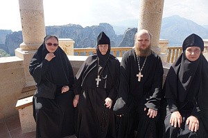 Настоятельница монастыря в честь Иконы Божией Матери «Всецарица» г. Краснодара с сестрами совершила паломничество в Грецию и Италию
