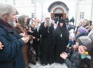 Митрополит Сергий возглавил престольный праздник в Покровском Хотькове монастыре