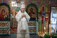 Епископ Славгородский и Каменский Всеволод отслужил Литургию в Богоявленском монастыре г. Камень-на-Оби