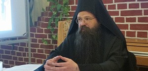На Московском подворье Валаамского монастыря ﻿состоялась лекция игумена Кронида (Карева)