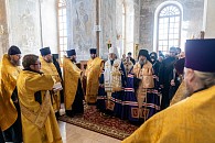 В Успенском Вышенском монастыре Скопинской епархии молитвенно почтили память святителя Феофана, Затворника Вышенского