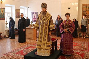 Епископ Варнава совершил Литургию в Николаевском Георгиевском монастыре Выксунской епархии