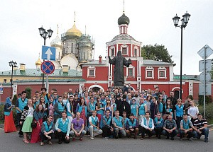 Зачатьевский монастырь посетила группа участников VIII съезда «Содружества Православной молодежи»