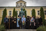 В Никольском монастыре Переславля-Залесского открыли скульптурное изображение Богородицы