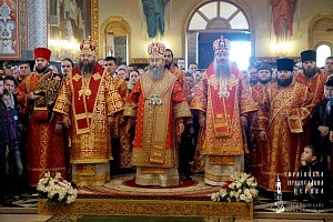 Блаженнейший митрополит Онуфрий отслужил Литургию в Банченском монастыре