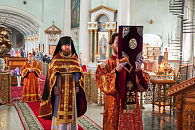В Знаменском мужском монастыре Курской епархии молитвенно почтили память священномученика Онуфрия (Гагалюка) 