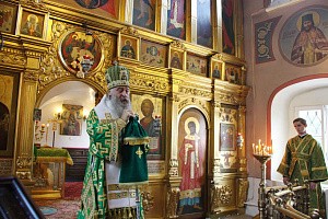 Архиепископ Феогност возглавил праздничное богослужение в Николо-Угрешском монастыре