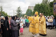 Епископ Слуцкий Евсевий возглавил престольное торжество в Космо-Дамиановском храме Софийского монастыря в городе Слуцке