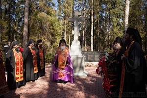 В День Победы епископ Панкратий совершил  в Валаамском монастыре заупокойную литию о почивших воинах