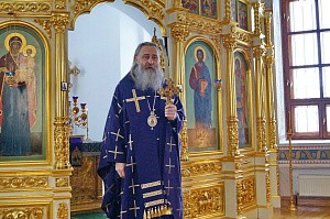 Архиепископ Феогност совершил Литургию Преждеосвященных Даров в Борисоглебском Аносином монастыре