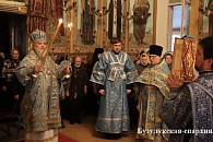 Епископ Алексий совершил Литургию в Бузулукском Свято-Тихвинском монастыре