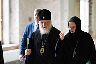 Святейший Патриарх Кирилл посетил Алексеевский ставропигиальный монастырь