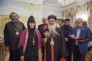 Визит Предстоятеля Маланкарской Церкви Святейшего Католикоса Василия Мар Фомы Павла II, сентябрь 2019 года