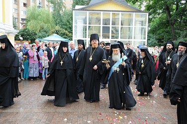 Визит Блаженнейшего Патриарха Иерусалимского Феофила III, июль 2013 года