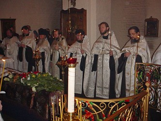Отпевание протоиерея Бориса. 31 декабря 2005 г.