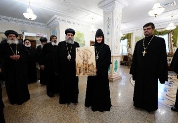 Делегация игуменов и насельников монастырей Египта, 2023 год