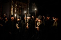 Наместник Троице-Сергиевой лавры совершил монашеские постриги в Троицком соборе обители